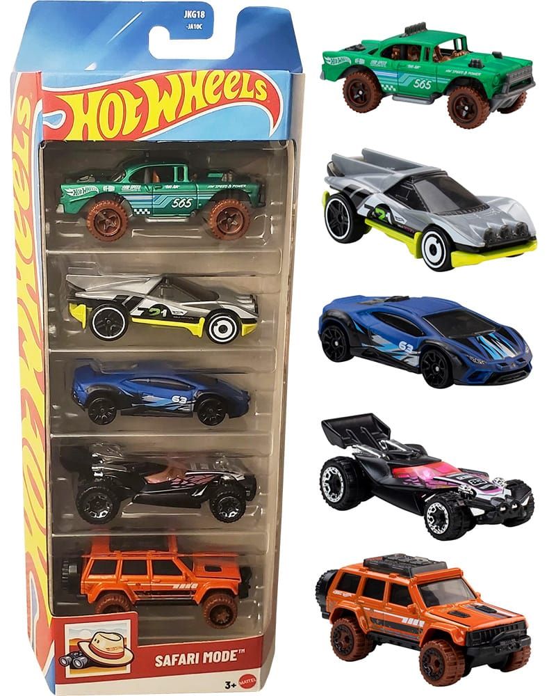 Safari Mode - 2026 Hot Wheels 5-Pack