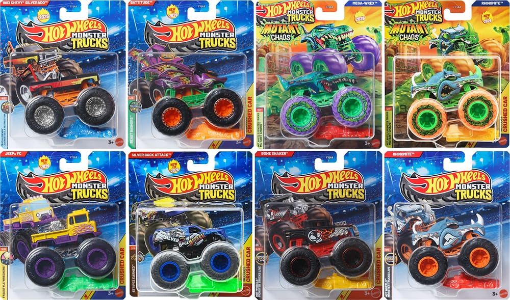 2026 Hot Wheels Monster Trucks - Mix 7