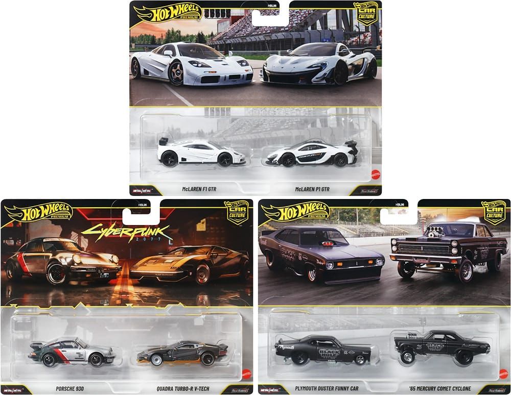 Hot Wheels 2026 Car Culture 2-Packs - Mix 4