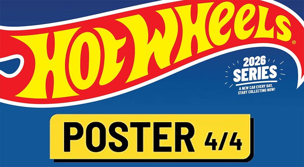 2026 Hot Wheels Poster