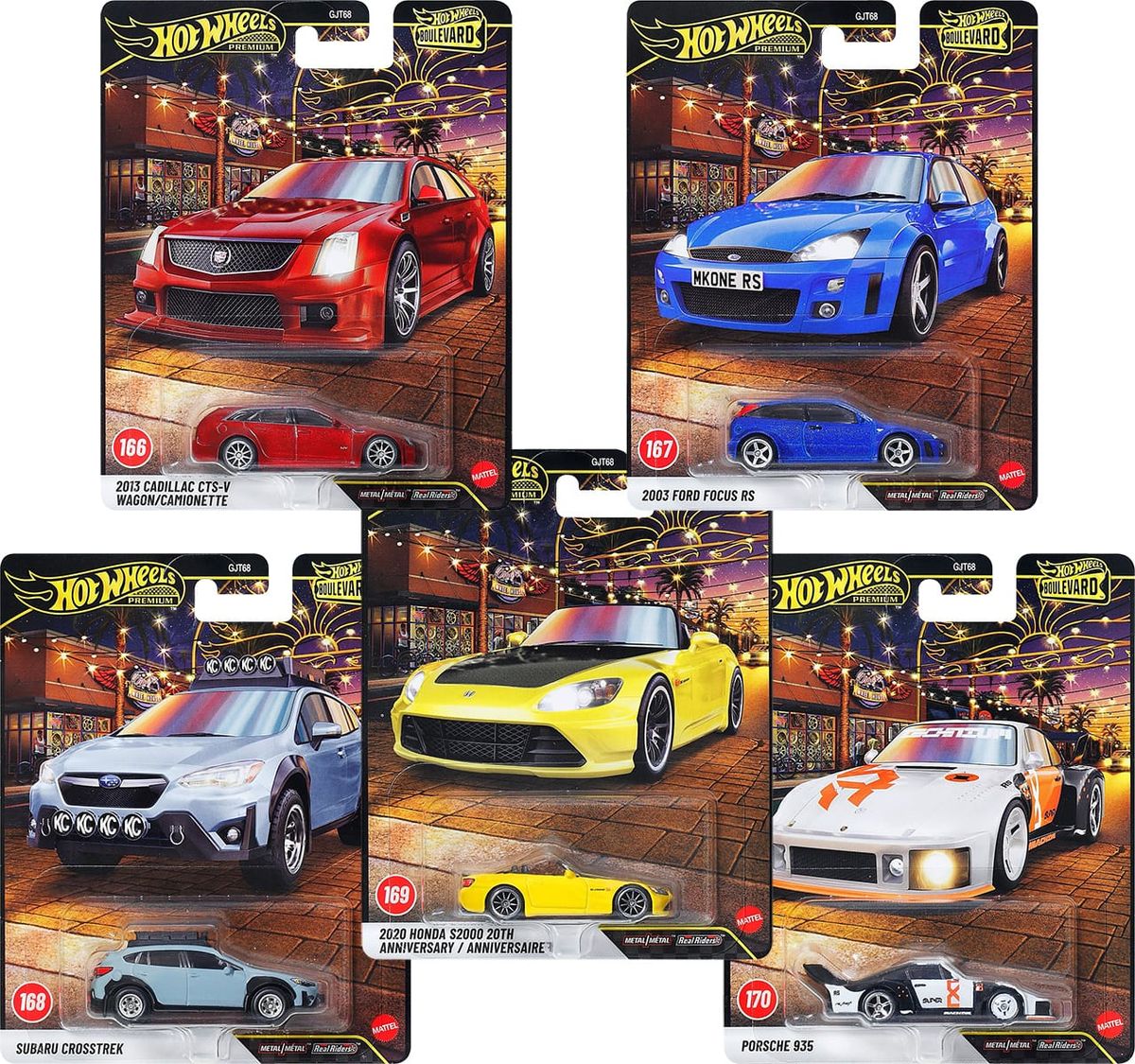Hot Wheels Boulevard - 166 to 170