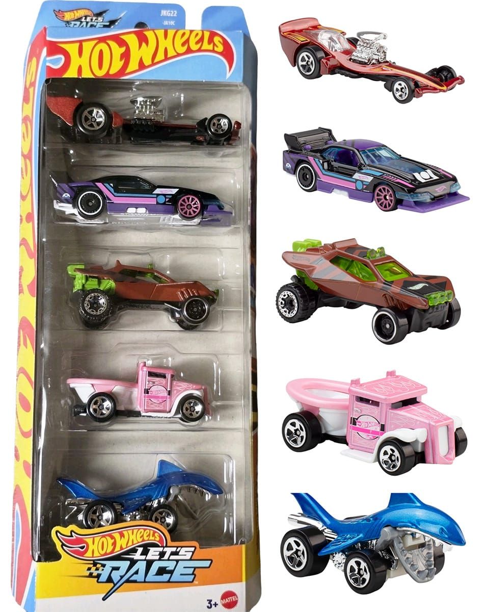 Hot Wheels Let's Race - 2026 Hot Wheels 5-Pack