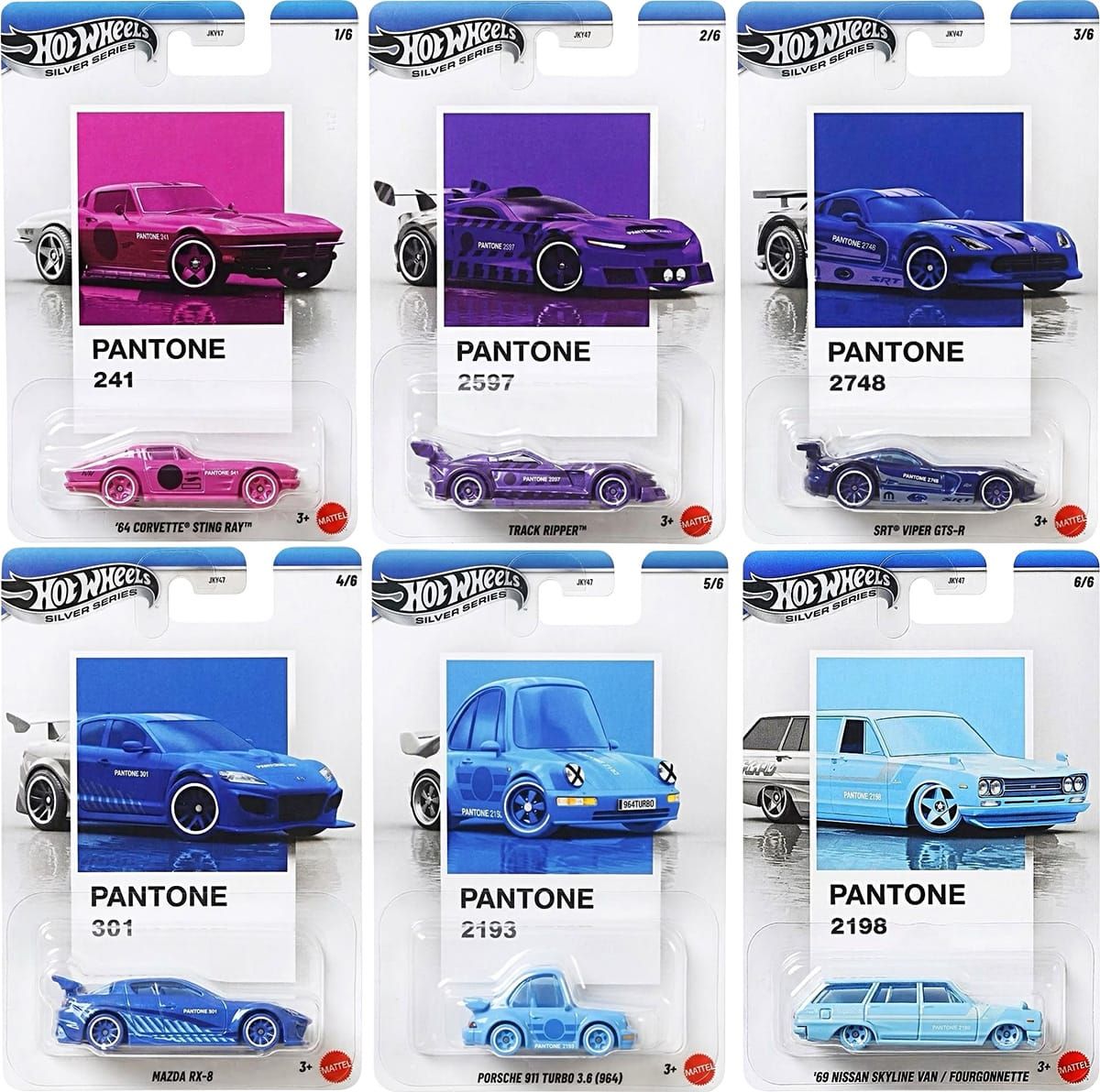 2026 Hot Wheels Pantone Series - Mix 3