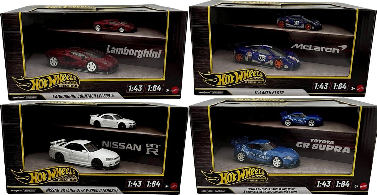 Hot Wheels Premium 2026 Dual Scale 2-Packs