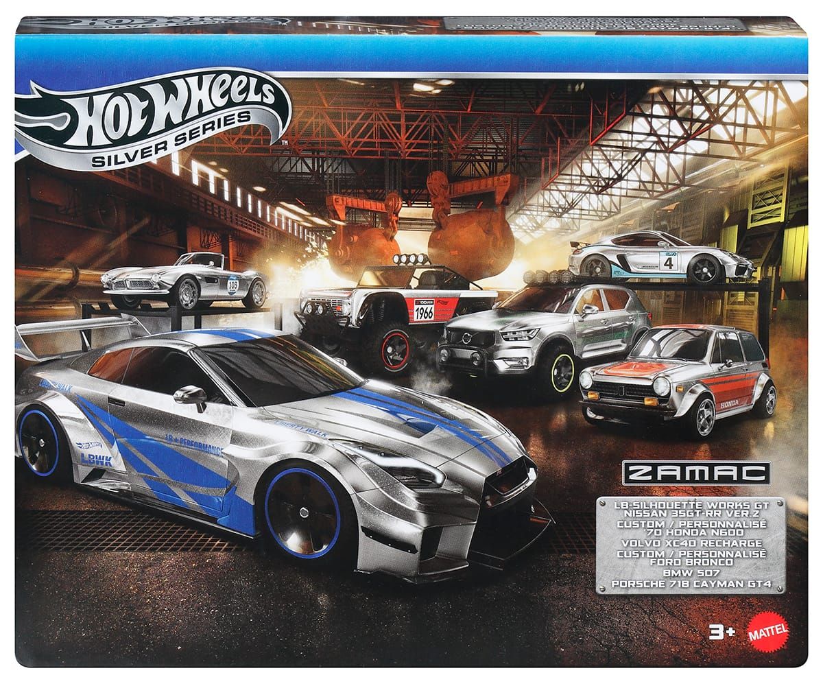 Hot Wheels 2027 Zamac 6-Car Box Set