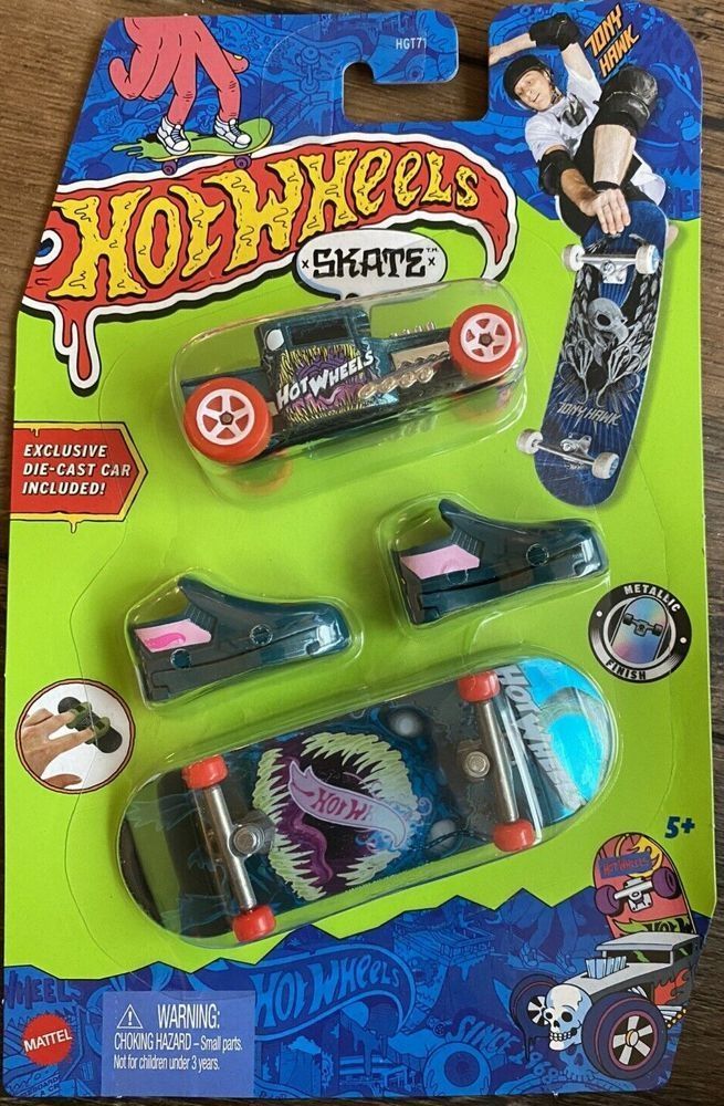 Hot Wheels Skate Car + Fingerboard