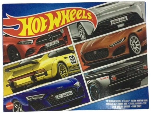2023 Hot Wheels European 6-Car Basic Box Set