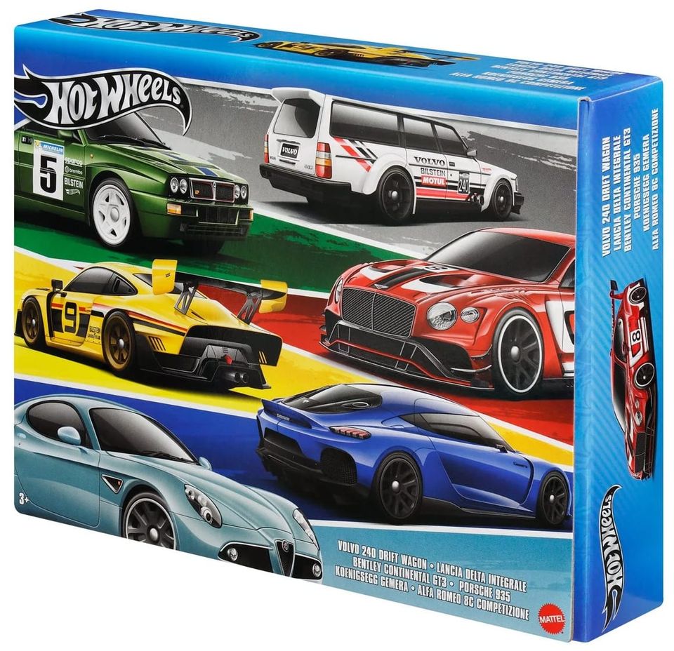 Hot Wheels 2024 European 6-Car Box Set