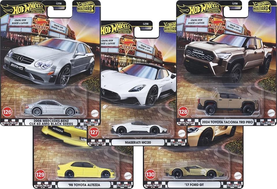 Hot Wheels Boulevard - 126 to 130