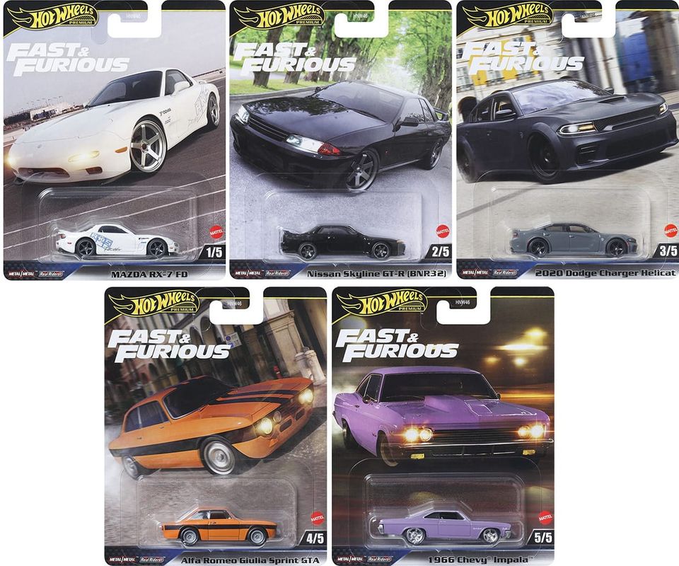 Hot Wheels 2025 Fast & Furious Premium - Mix 2