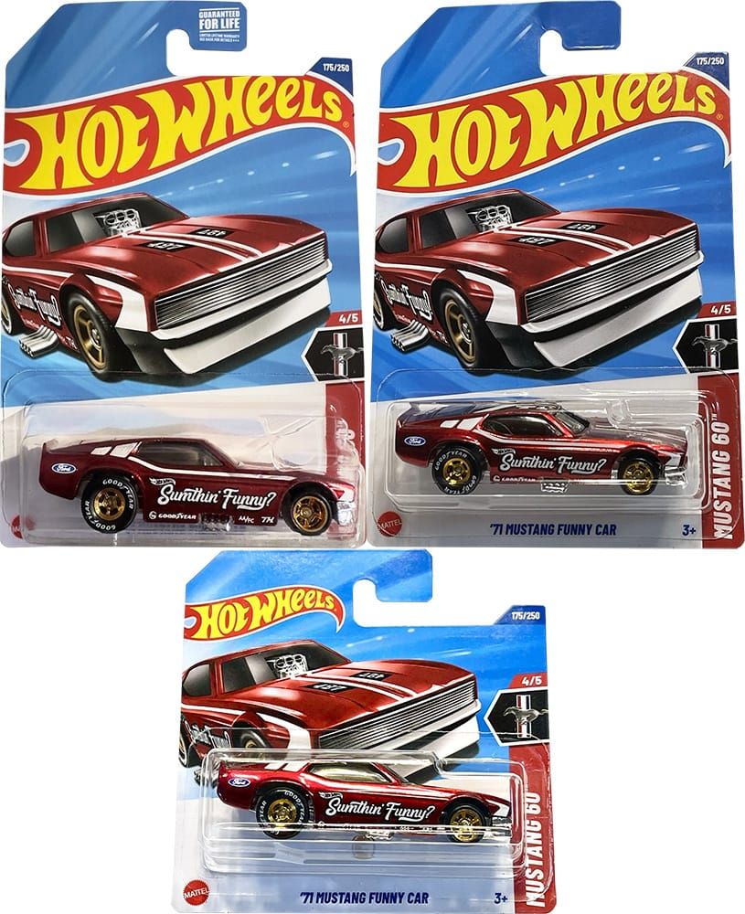 '71 Mustang Funny Car - Hot Wheels 2025 Super T-Hunt - US, Int. & Short Card