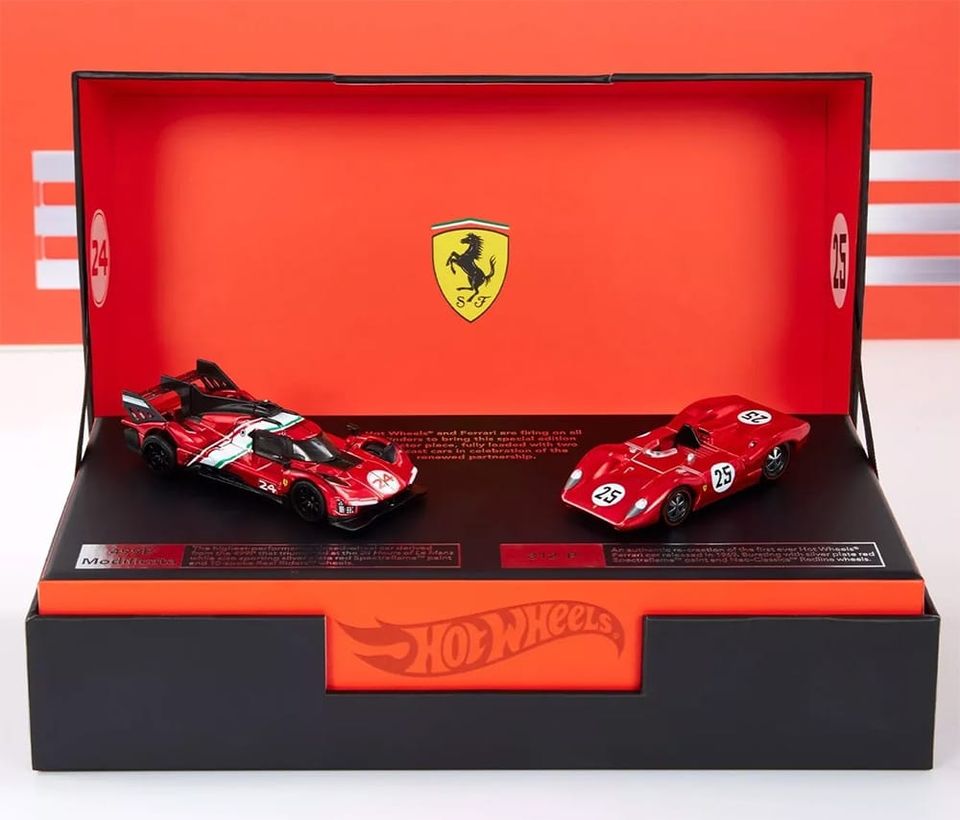 Hot Wheels × Ferrari Heritage Set
