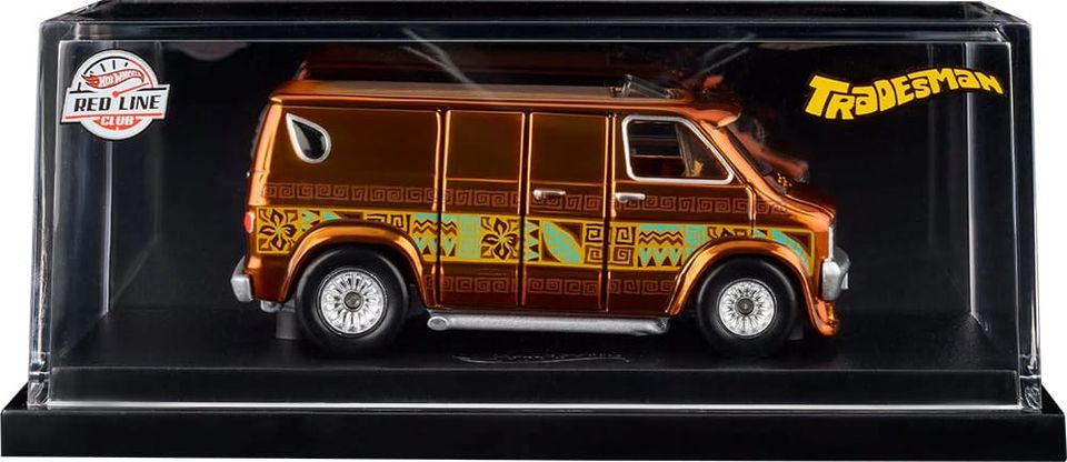 '70s Dodge Tradesman Van - Hot Wheels 2025 Red Line Club