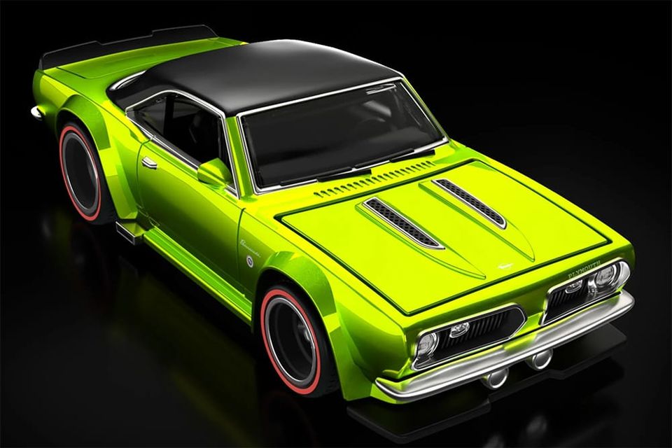 1968 Custom Plymouth Barracuda - Hot Wheels 2025 Red Line Club