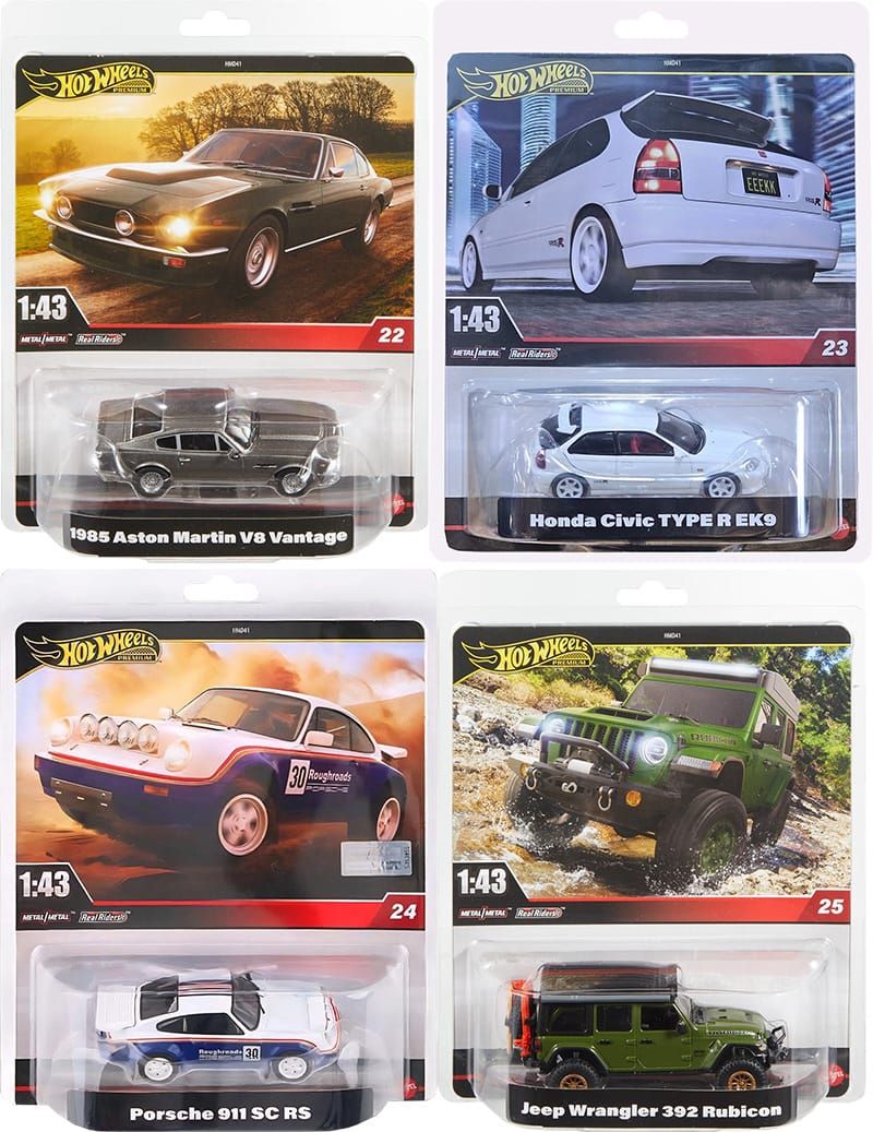 Hot Wheels 1:43 - Cars 22 - 25