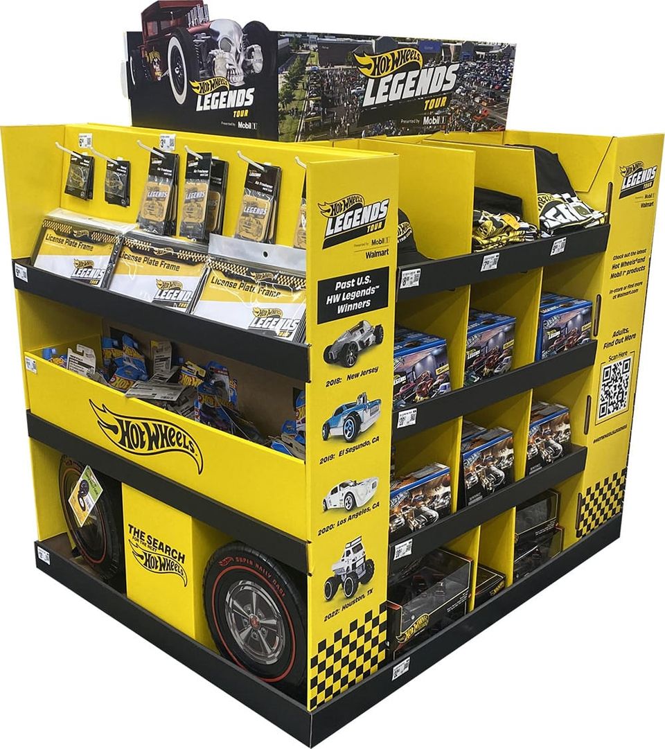 Hot Wheels 2025 Legends Tour Displays