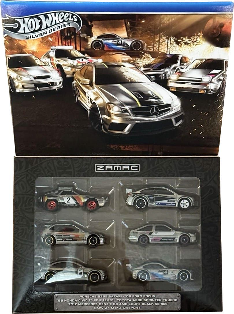 Hot Wheels 2025 Zamac 6-Car Box Set