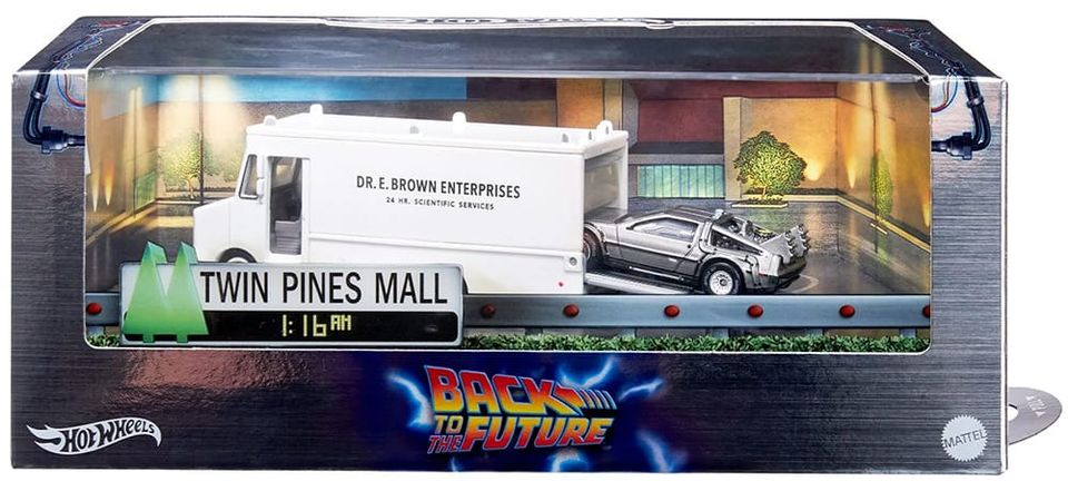 Hot Wheels Back to the Future 40th Anniversary Set