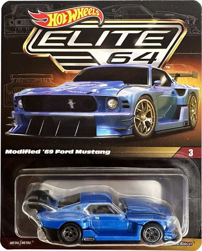 Elite 64 Modified '69 Ford Mustang - Hot Wheels Giveaway