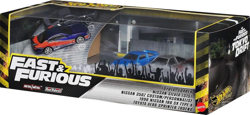 Hot Wheels Fast & Furious: Tokyo Drift Box Set