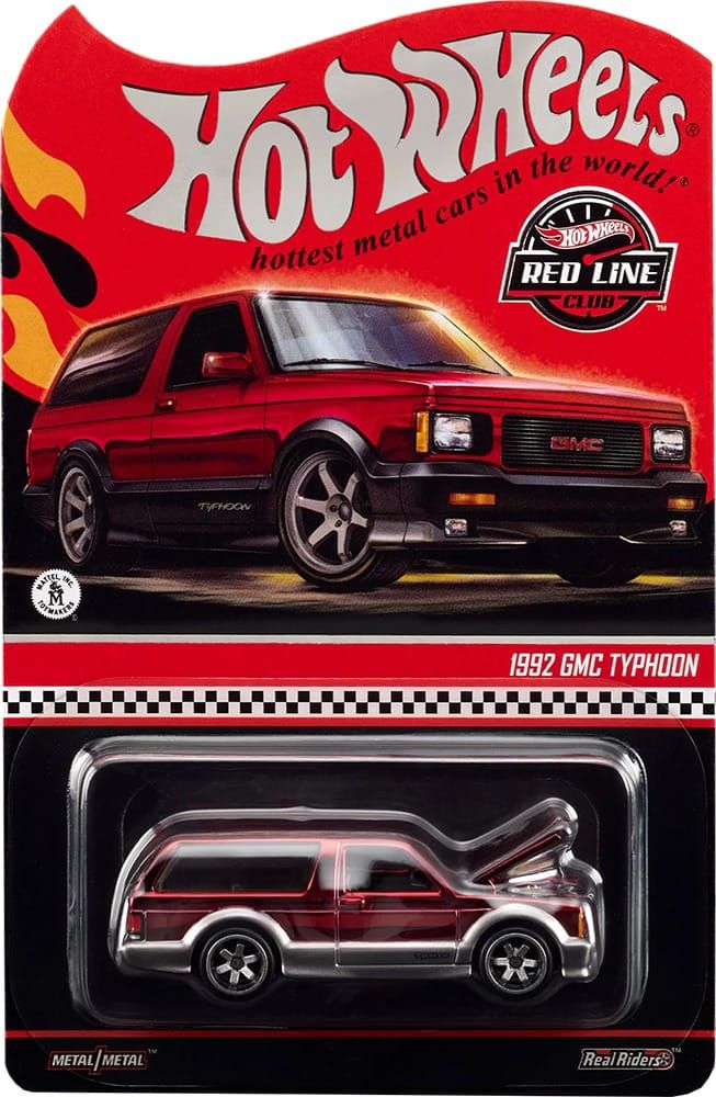 1992 GMC Typhoon - Hot Wheels 2025 Red Line Club