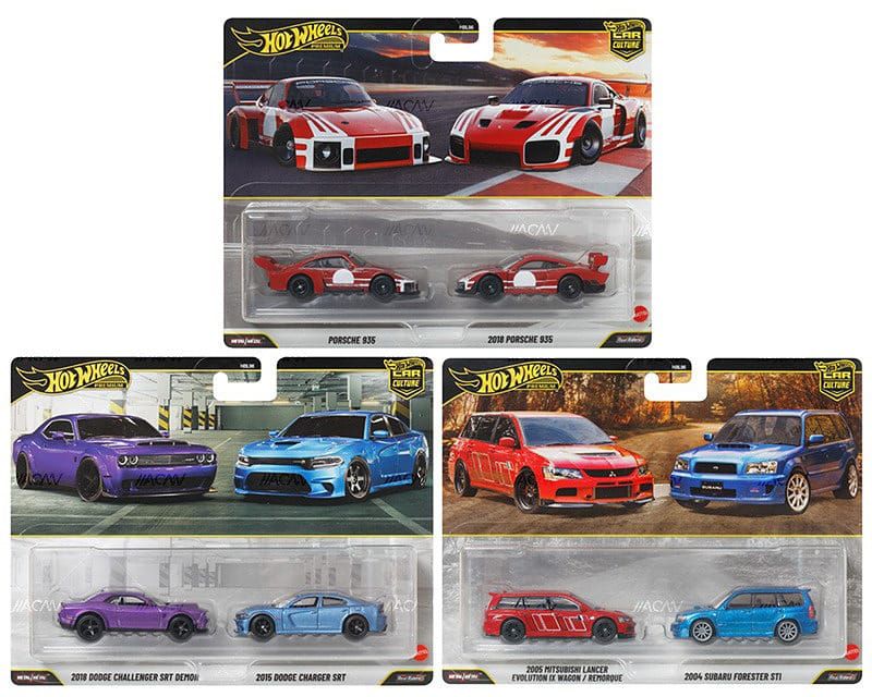 Hot Wheels 2026 Car Culture 2-Packs - Mix 1