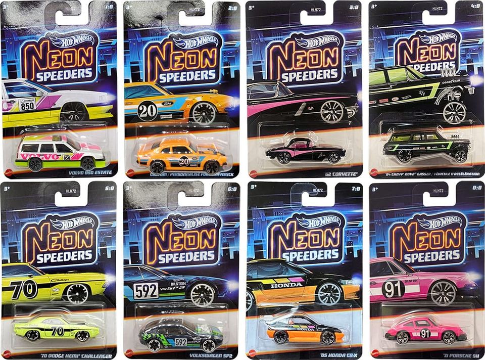 Hot Wheels 2026 Neon Speeders - Mix 1