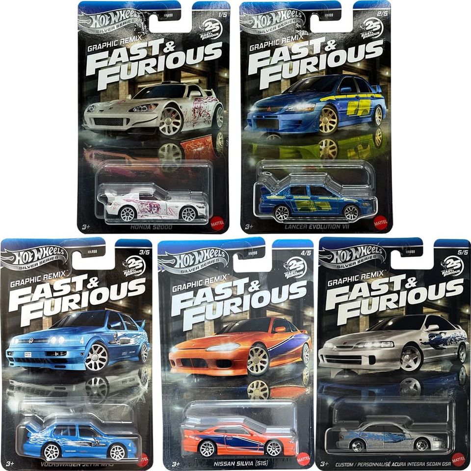 Hot Wheels 2025 Fast & Furious: Graphic Remix - Loose