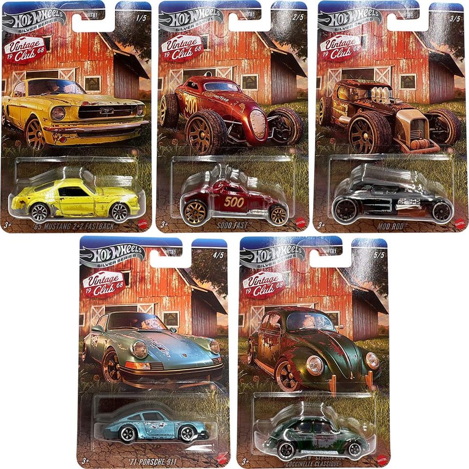 Hot Wheels 2025 Vintage Club - Barn Finds
