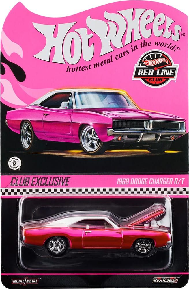1969 Dodge Charger R/T - 2025 Red Line Club - Hot Wheels Giveaway