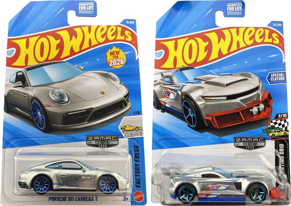 2026 Hot Wheels Zamac Edition 1 & 2