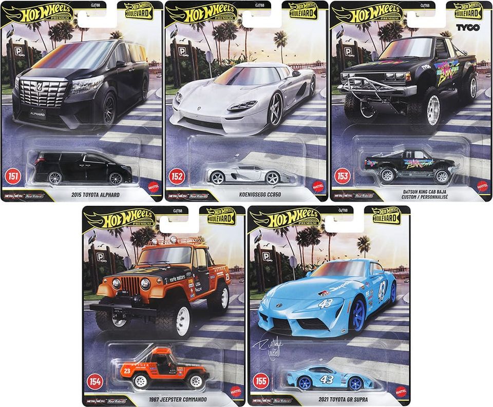 Hot Wheels Boulevard - 151 - 155