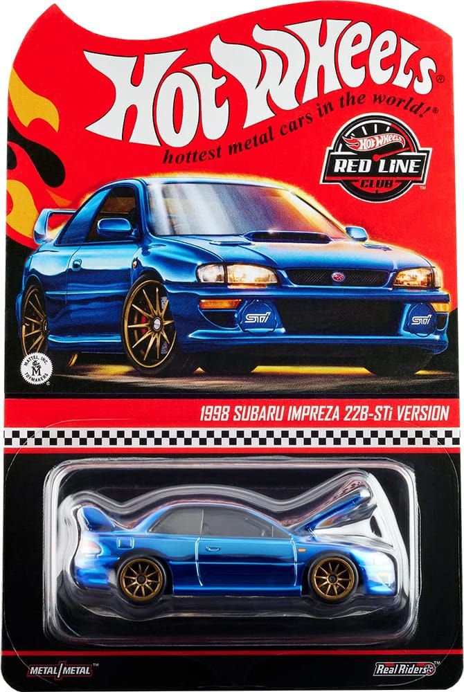 1998 Subaru Impreza 22B-STi - 2025 Red Line Club - Hot Wheels Giveaway