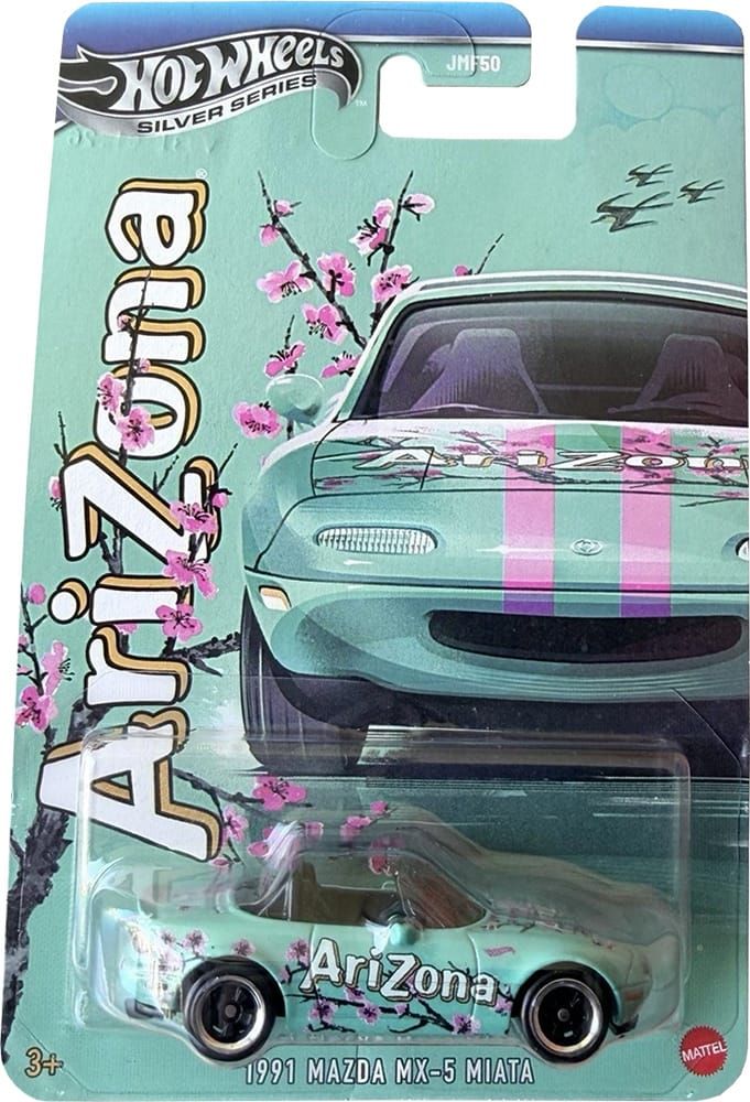 Hot Wheels 1991 Mazda MX-5 Miata - AriZona Beverages