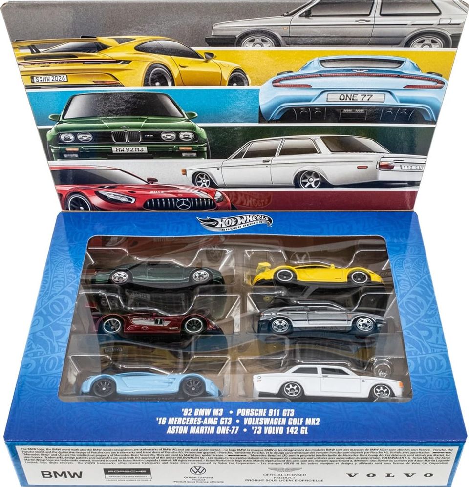 Hot Wheels 2026 Euro Style 6-Car Box Set - Loose