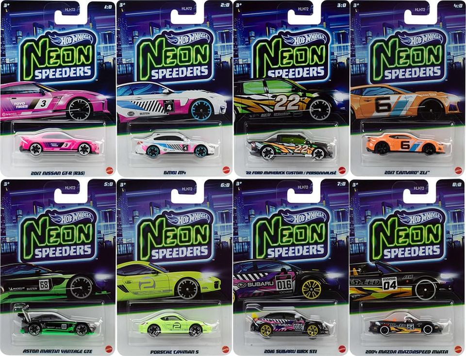 Hot Wheels 2026 Neon Speeders - Mix 2