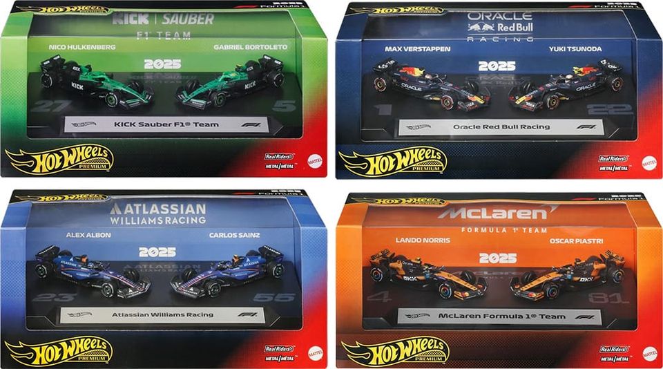 Hot Wheels 2026 (2025 Season) Formula One 2-Packs - Mix 2