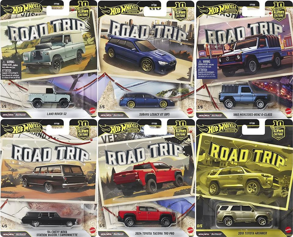 Hot Wheels 2026 Car Culture - Road Trip