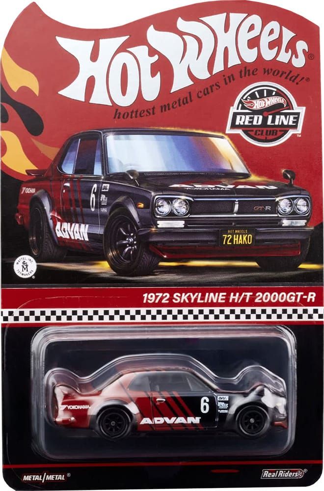 1972 Skyline H/T 2000GT-R - 2024 Red Line Club - Hot Wheels Giveaway