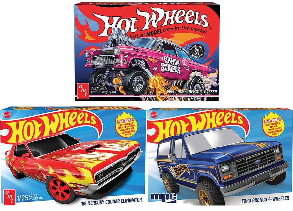 3 More Hot Wheels 2026 Model Kits