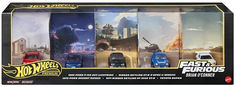 Hot Wheels Fast & Furious: Brian O'Conner Diorama Box Set