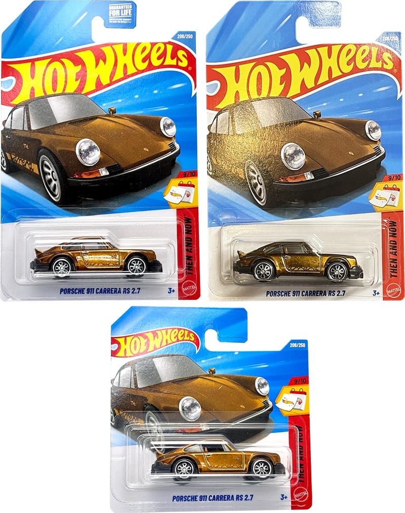 Porsche 911 Carrera RS 2.7 - Hot Wheels 2026 Super T-Hunt - US, Int. & Short Card
