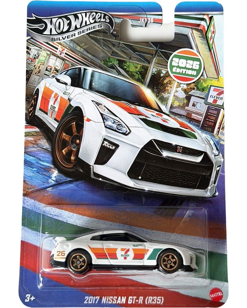 Hot Wheels 2026 7-Eleven 2017 Nissan GT-R (R35) Exclusive