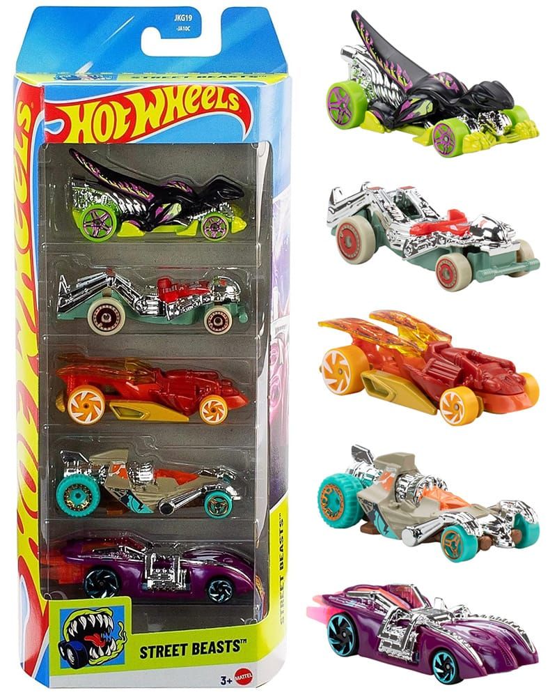 Street Beasts - 2026 Hot Wheels 5-Pack