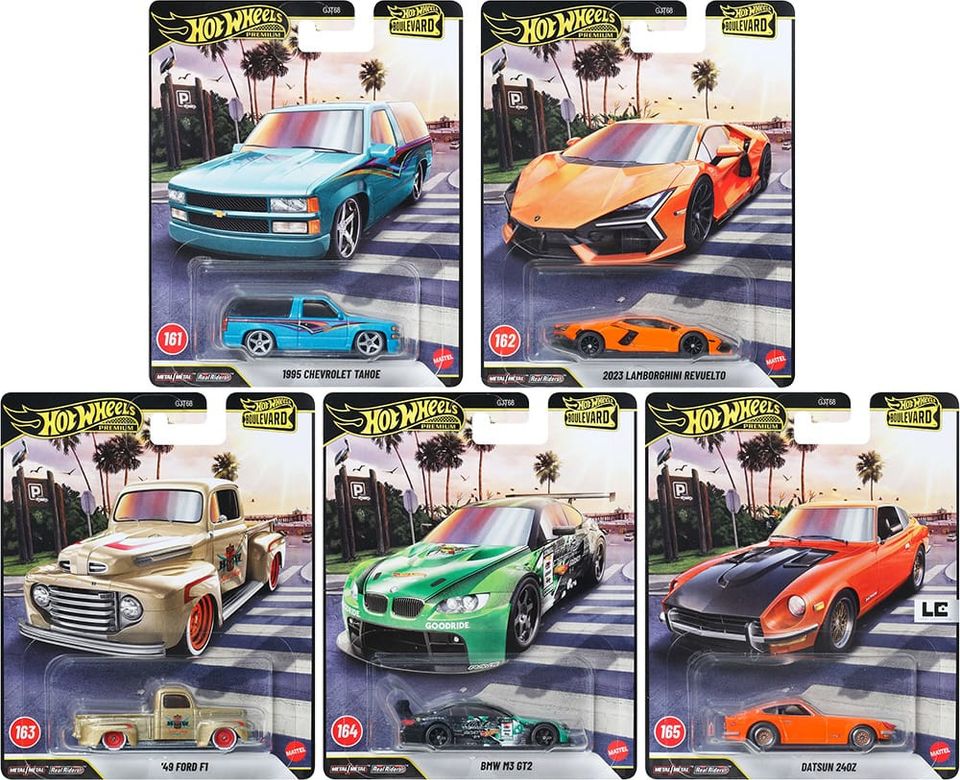 Hot Wheels Boulevard - 161 to 165