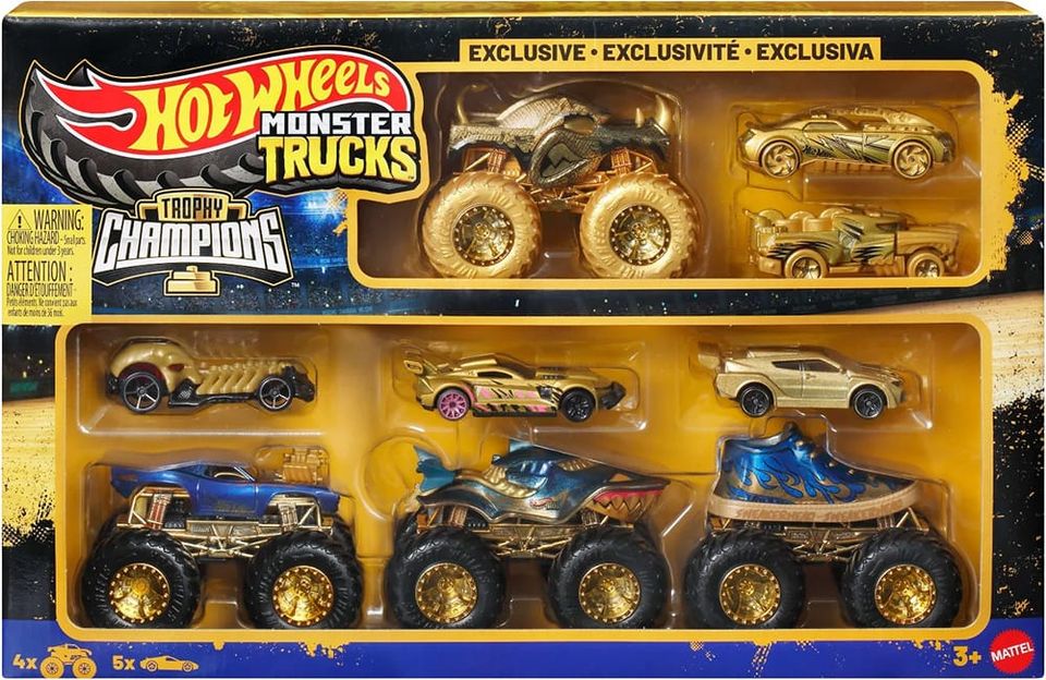 2026 Hot Wheels Monster Trucks Trophy Champions - Box Set