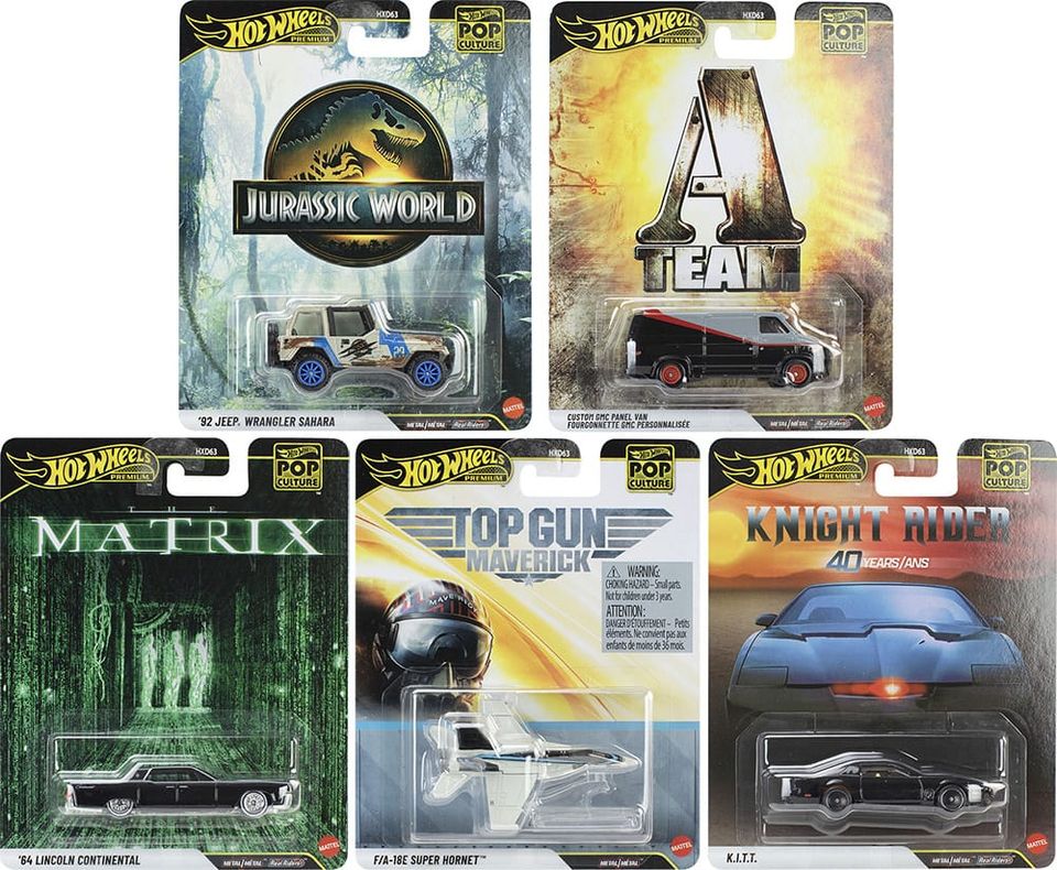 Hot Wheels 2027 Pop Culture - Case Mix U