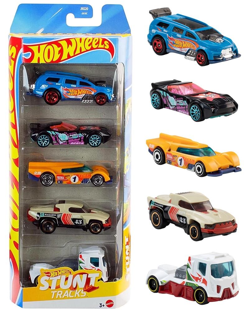 Stunt Tracks (2) - 2026 Hot Wheels 5-Pack