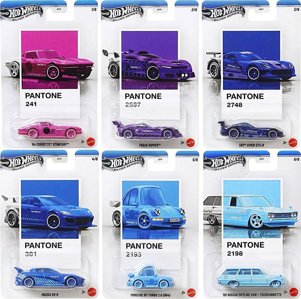 2026 Hot Wheels Pantone Series - Mix 3