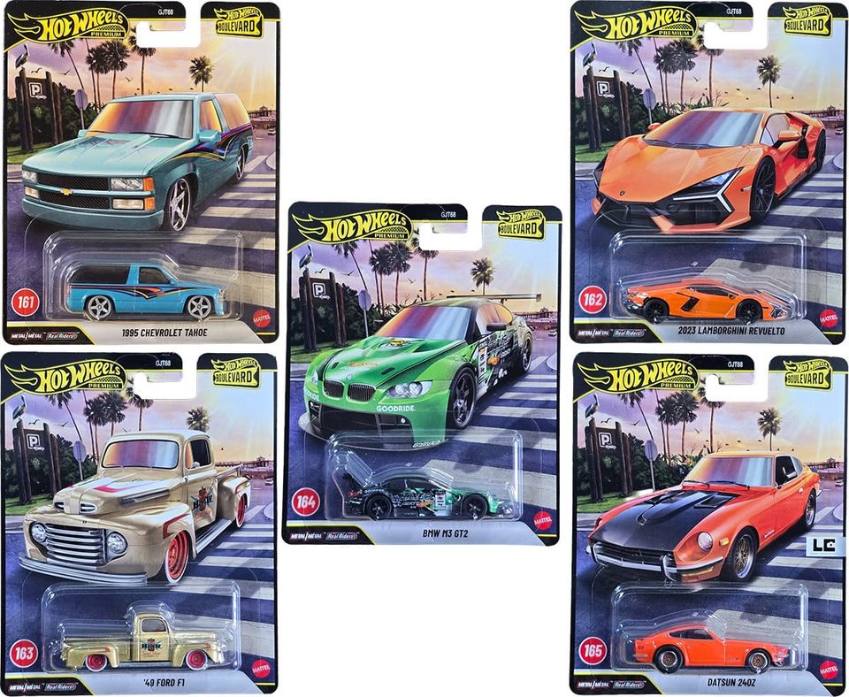 Hot Wheels Boulevard - 161 to 165 - Loose